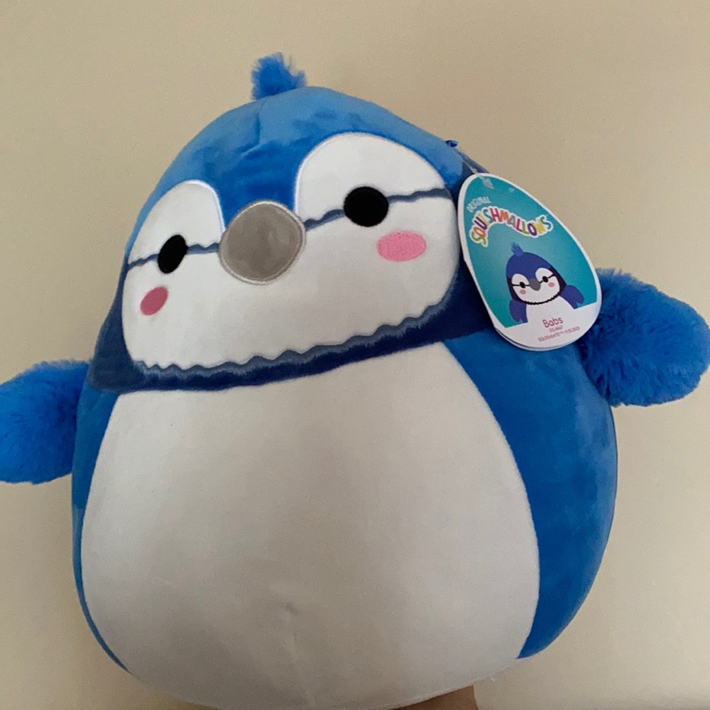 BABS THE BLUEJAY SQUISHMALLOW 12INCH